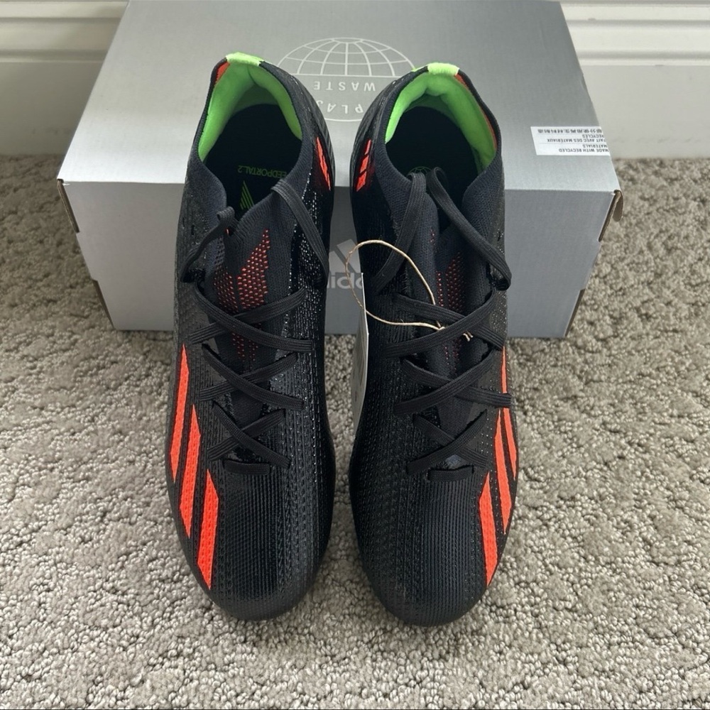 Adidas X Speedportal.2 FG Soccer Cleats Boots Red and Black Men 8 & Size Women 9 - Picture 10 of 11